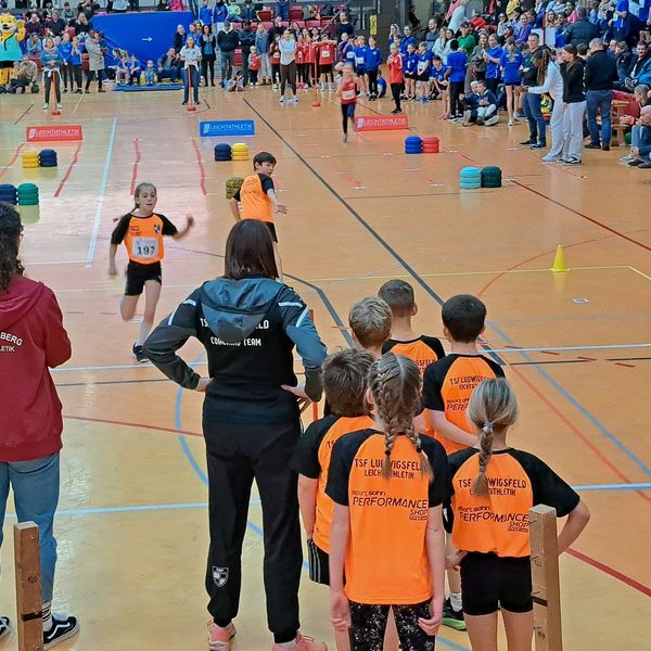 Weit vorn auch die Kids aus Ludwigsfeld